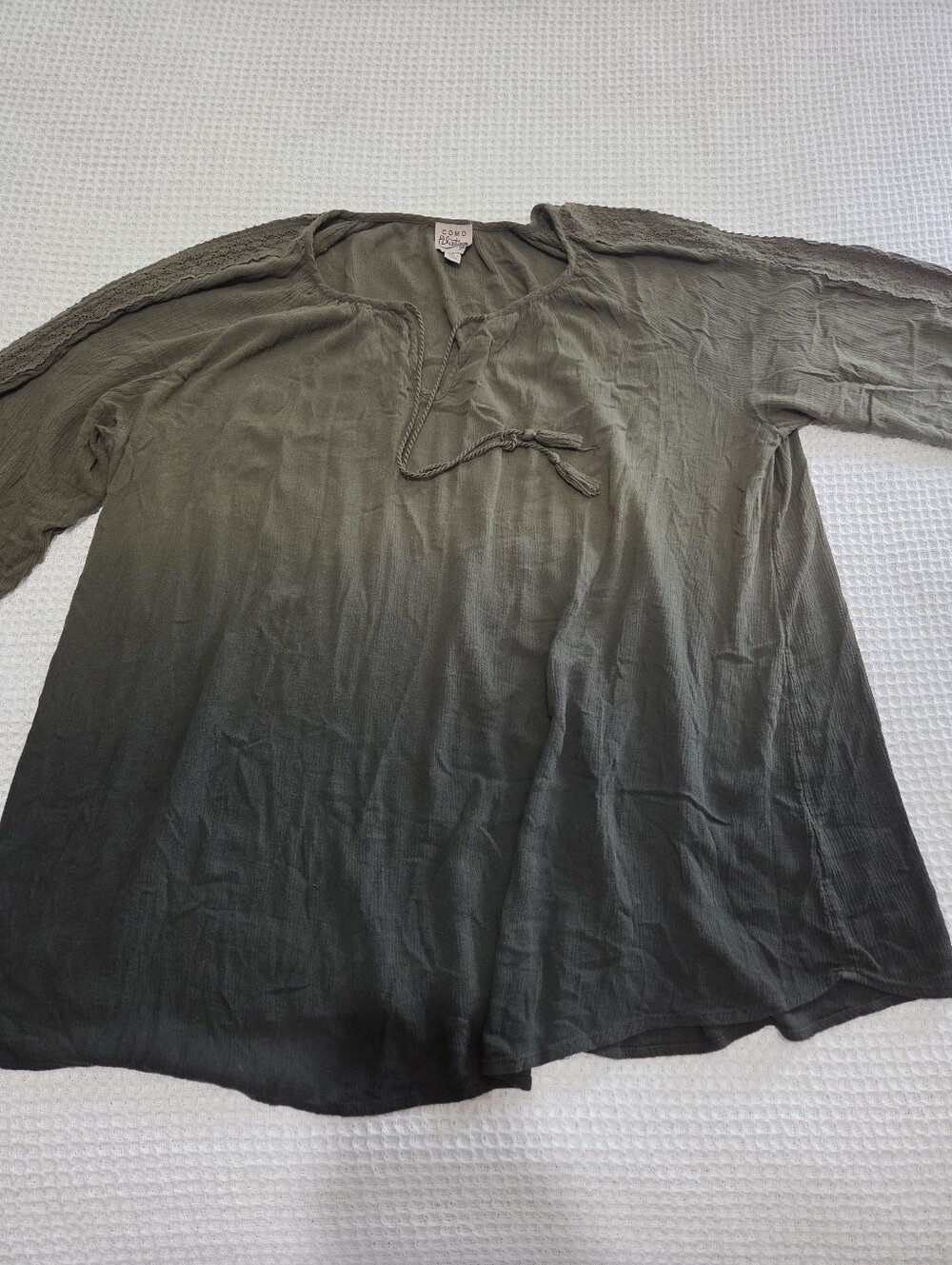 Como Vintage Brand Green Top Size 2X